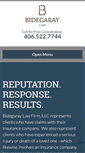 Mobile Screenshot of bidegaraylawfirm.com